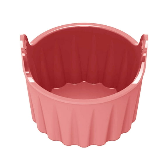 NSESSHome Air Fryer Liners Egg Mold, Food Grade Silicone Egg Poaching Cups, Heat-Resistant Round Silicone Ramekins, Poached Egg Cups, Silicone Egg Poaching Cups for Air Fryer