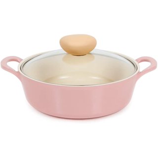 Neoflam 1qt Saucepan Butter Warmer Milk Boiling|Melting Pot, Ecolon Healthy  Ceramic Nonstick Coating PFOA-free, 2 Pour Spouts, Dishwasher Safe, Ivory