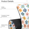 thumbnail image 4 of Yayeee Faucet Mat for Kitchen Sink 14.7" Diatomite Long Splash Guard Pad, Colorful Flowers, 2 Pack, 4 of 7