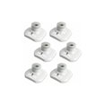 thumbnail image 1 of E27 Screw-in Ceiling Socket, E27 Garage Socket, AC 220-240V, Socket Holder for LED Light Bulb, Ceiling Light Base E27 Base, White Plastic Lamp Base for Wall Lamp, Set of 6, 1 of 5