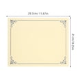thumbnail image 2 of SHOWERORO 10Pcs Blue Rectangular Certificate Paper for Graduation Diplomas Printing Home Decoration, 2 of 5
