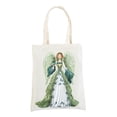 thumbnail image 1 of Bearachild Bolsa de lona para pintar, bolsa de compras, reutilizable, de larga duración, multiusos, accesorios para mujer, bolsas de punto para Type2 NO2, 1 of 6