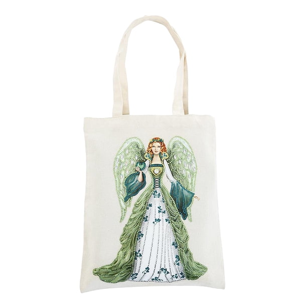 Yuarrent Bolsa de lona para pintar, bolsa de compras, multicolor, reutilizable, de larga duración, multiusos, para mujer, accesorios para exteriores Artesanía 011-28*35 Yuarrent HA082993-11
