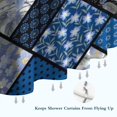 thumbnail image 6 of Pioneer Flower Floral Print Pattern Shower Curtain 72"x72" ,Bathroom Decorative Shower Curtains Set with 12 Hooks,Modern Waterproof Washable Shower Curtain, 6 of 6