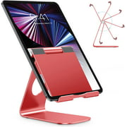 OMOTON Adjustable Tablet Stand Compatible with iPad, Tablets (Up to 12.9 inch) and All Cell Phones, Stable Sticky Base