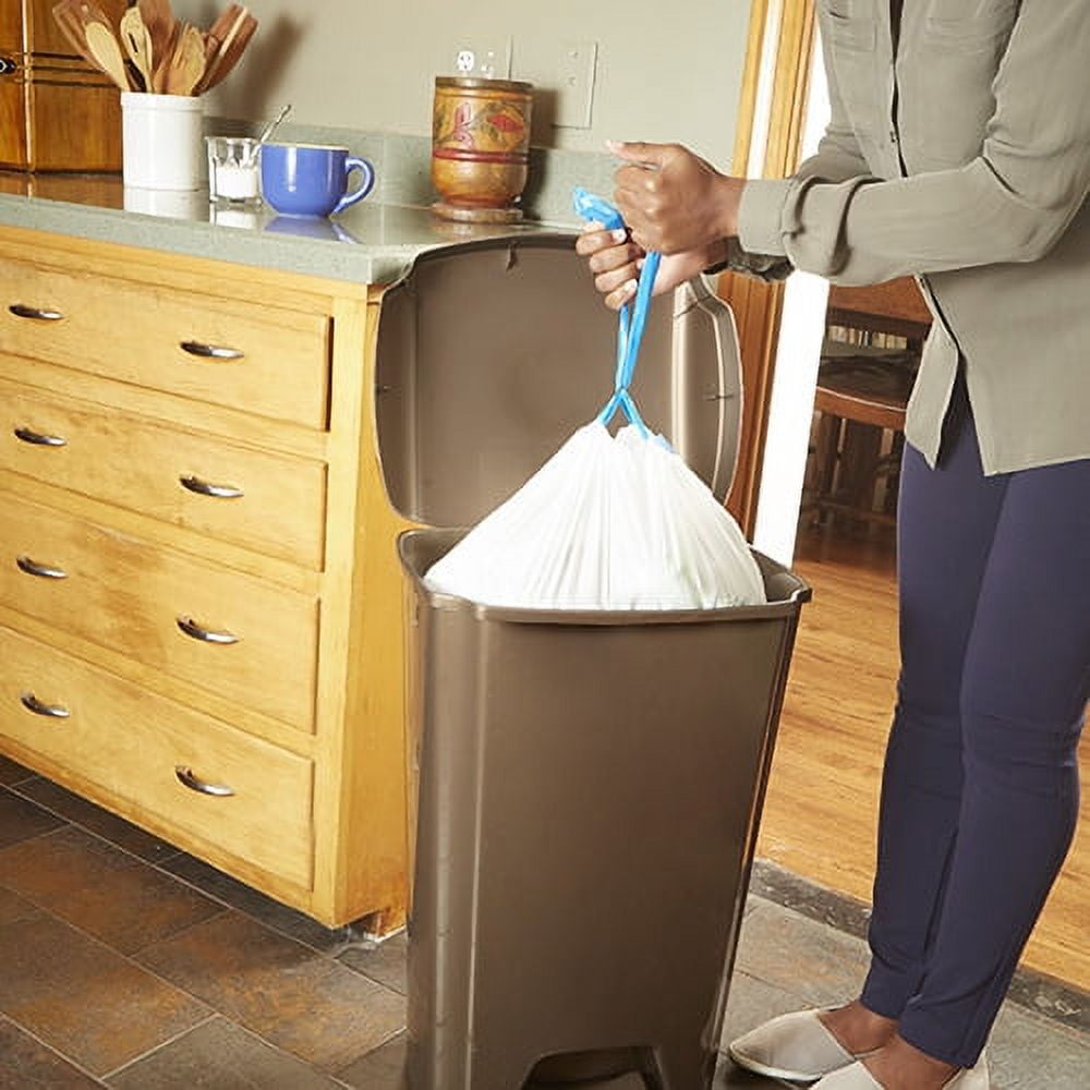 Kitchen Trash Bags 13 Gallon 45 Count, AYOTEE Garbage Bags 13 gallon Tall  Kitchen Unscented Trash Bags Large Compost Bags Wastebasket Bin 40-55  Liners