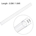 thumbnail image 2 of Tubo Redondo Rígido Claro de PVC Uxcell 1/2-pulgada OD x 1.6ft, 2 of 2