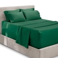 thumbnail image 1 of Juego de sábanas Hearth & Harbor Extra Deep Pocket Full Hunter Green, 1 of 8