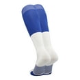 thumbnail image 2 of TCK Endzone Football 2-Color Socks - Royal White, 2 of 2