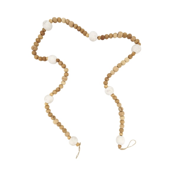 Simplicity in Nature Wood Beaded Garland