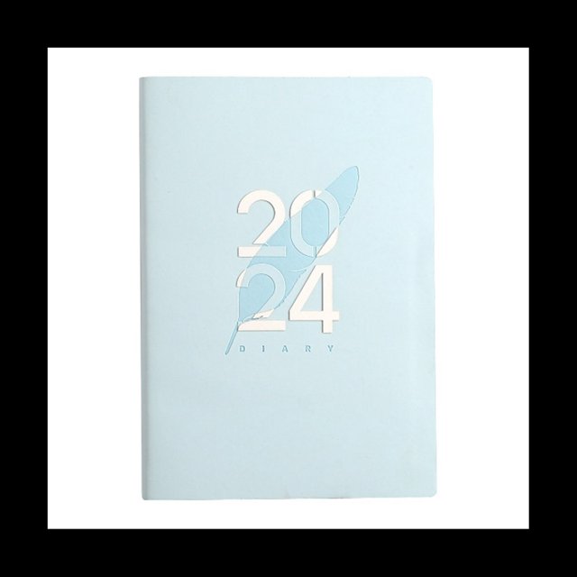 2024 Agenda A5 Agenda A5 Agenda Diaria Cuaderno para Regalo de Navidad Regalo de CumpleañOs Agendas para 2024 Azul