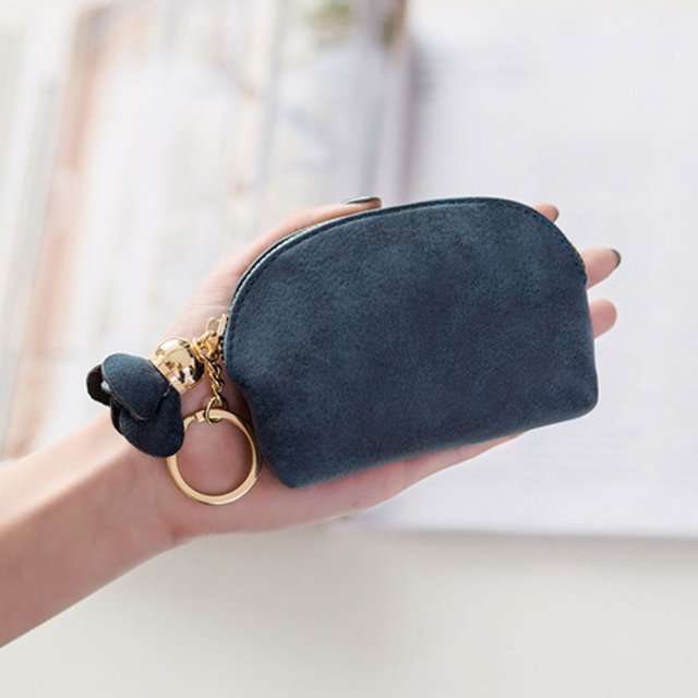zttd Portefeuille en Cuir pour Femmes Petit Porte-Monnaie Fermeture à Glissière Sac à Main