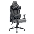 thumbnail image 2 of Techni Office Solutions 55.25" Vibrant Gray and Black Unique Techni Sports XL Comfortable Gaming, 2 of 8