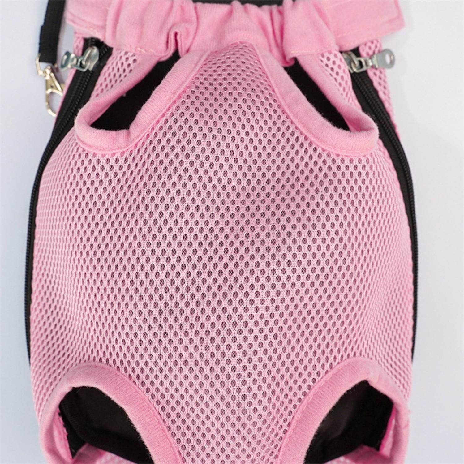 Dog Backpack Carrier, Adjustable Pet Front Carriers, Legs Out Carrying Sling Travel Bag for Small Medium Dogs 2.5-4 Lbs, Soft Wearable Puppy Chest Carry Backpacks for Walking/Hiking/Camping/Traveling