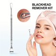 thumbnail image 4 of 1pc Stainless Steel Pro Blackhead Remover Tool - Effectively Extracts Acne, Dead Skin & Sebum for Deep Pore Cleansing, Facial Skin Care for Smooth Radiant Skin, Easy to Use & Clean, 4 of 5