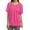 Pink, variant on Casual Women's T-Shirts for Everyday Wear - Comfortable Loose Fit Spoon Neck Top for Spring Summer Fall