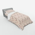 thumbnail image 3 of Ambesonne Floral Bedding Set 4 Pcs, Romantic Roses and Spots, Queen, Eggshell Plum and Blush, 3 of 3