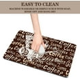 thumbnail image 5 of Coffee Mat Dish Drying Mats: 12x19in Absorbent Rubber Backed Draining Pad – Fits Under Coffee Maker Espresso Machine – Hide Stains Decorative Gift – Essential Kitchen Counter Accessory, 5 of 6