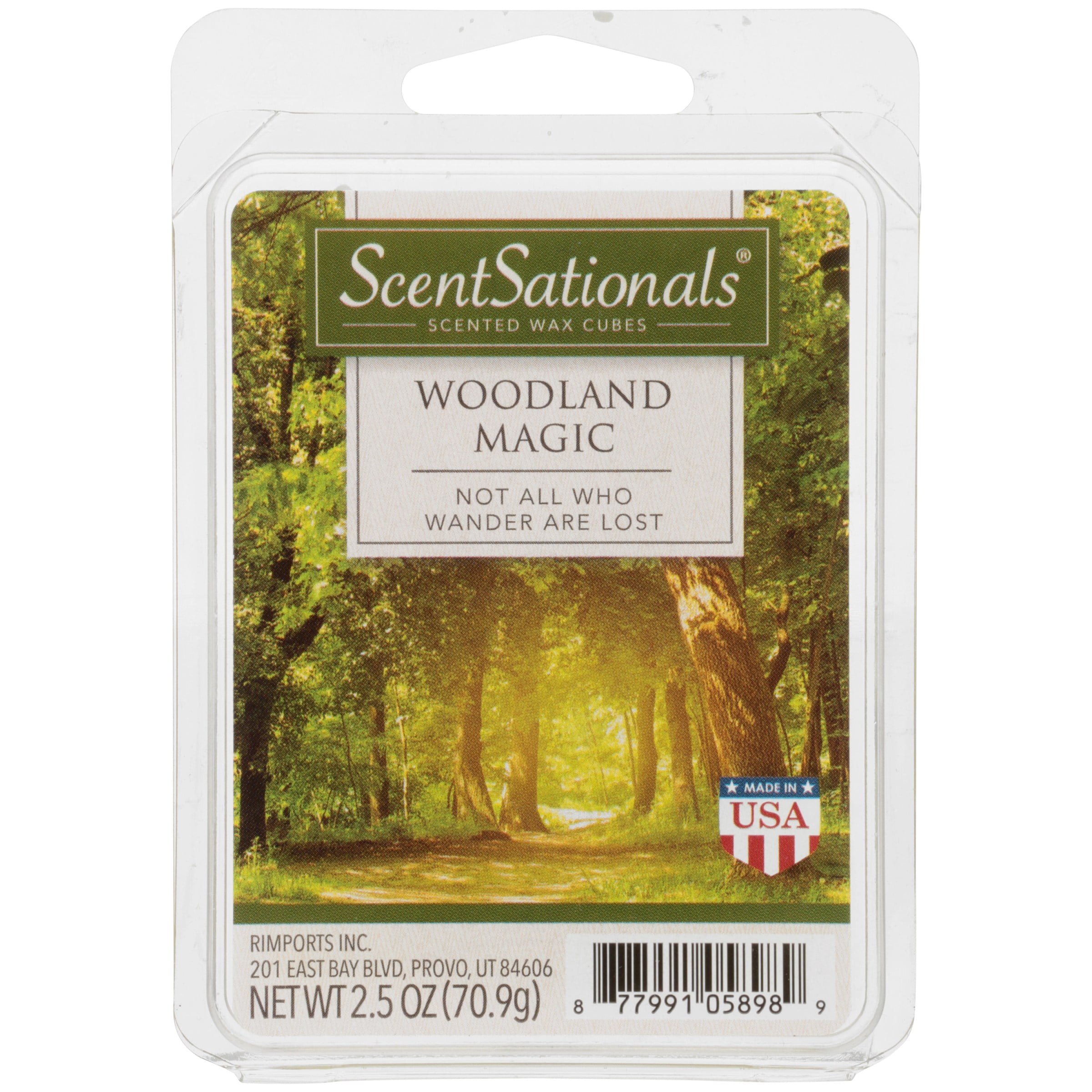 ScentSationals Woodland Magic Wax Cubes 2.5 oz Rimports Home Fragrance