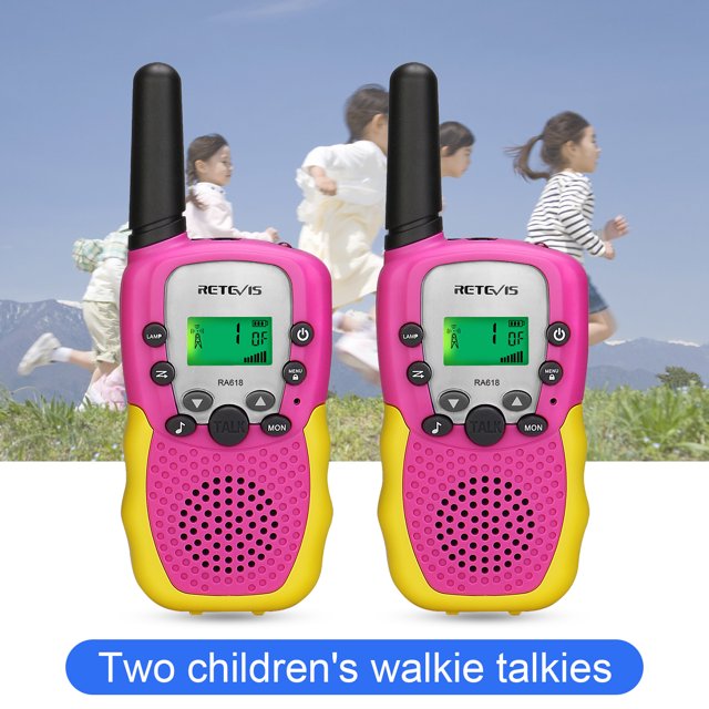 Gwong Electrónica 2 unids Retevis RA18 Niños Walkie Talkie Handheld FRS Frecuencia Inalámbrica Mini Mini Way Radio Para Camping