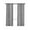 Gray, variant on Boho Stripes, Blackout Curtains 39 Inches Long for Bedroom, Beige Geometric Modern Flower Stripe Thermal Insulated Room Darkening Black Out Window Curtain Panels Grommet Drapes for Living Room