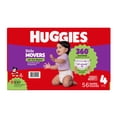 thumbnail image 3 of Huggies Little Movers 360 Baby Diapers, Size 4, 56 Ct, 3 of 6