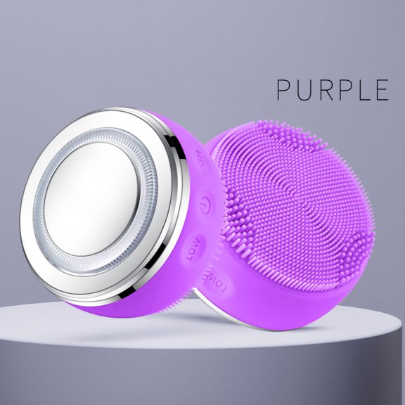 Daily Facial Cleanser for Women Electric Facial Cleanser Pore Cleansing Facial Makeup Remover Importer Heating Cleansing Skin Rejuvenating Instrument Washing Brush