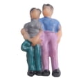 thumbnail image 4 of 25 Pack Figures People 1:87 Scale Model Railway Mixed Painted Passengers, 4 of 9
