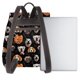 thumbnail image 3 of Disketp Different Breeds Of Dogs Mochila de Cuero para Mujer, Bolso de Espalda Antirrobo con Estilo para Viaje, Trabajo y Uso Diario, 3 of 4
