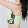 thumbnail image 7 of JIUWEN Sports Bras for Women High Support No Underwire Wireless Bras Full Coverage Everyday Bra with Bra Extender-Mint Green-36,Bra Underoutfit,Wireless Padded Bras for Women, 7 of 7