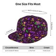 thumbnail image 6 of Easygdp Mardi Gra2 Baseball Cap with Adjustable Flat Suitable for Head Circumference 22.4-23.6 in, 6 of 9
