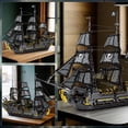 thumbnail image 2 of Reobrix Pirate Ship Building Set with LED Lights,Large Black Pearl Ship Mode（4304 PCS）, 2 of 6