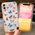 thumbnail image 3 of Girly Case for iPhone 11 Pro Max Case Cute Butterfly Pattern Design Matte Translucent Clear Girls Women Soft TPU Rubber Shockproof Case Cover for iPhone 11 Pro Max, Multicolor Butterfly, 3 of 7