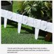 thumbnail image 2 of Red Sheet Plastic Fence, Partition Fence, Imitation Stone Courtyard Lawn Villa Decoration Small Fen, 2 of 5