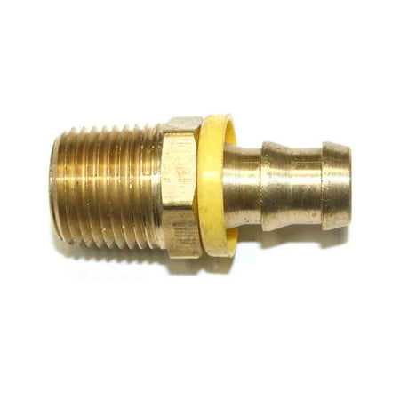 - Interstate Pneumatics FL188 Easy Lock Brass Hose Fittings, Connectors, 1/2