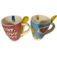 thumbnail image 3 of Set 2 Tazas Simpsons Homero & Marge de porcelana con cuchara, 3 of 6