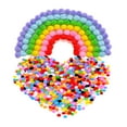 thumbnail image 4 of 1200Pcs Pom Ball Craft Pompoms for Creative Crafts Decorations Handmade Projects, 4 of 6