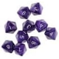 thumbnail image 1 of HSHDLDF 10 Pieces Multi-Sided Polyhedral Dice 8 Sided Game Dice Fit for Dungeons and Dragons Party Table Games (Puple), 1 of 1