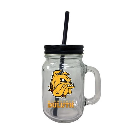 

R & R Imports TBM-C-MND19 16 oz Minnesota Duluth Bulldogs Mason Jar Tumbler