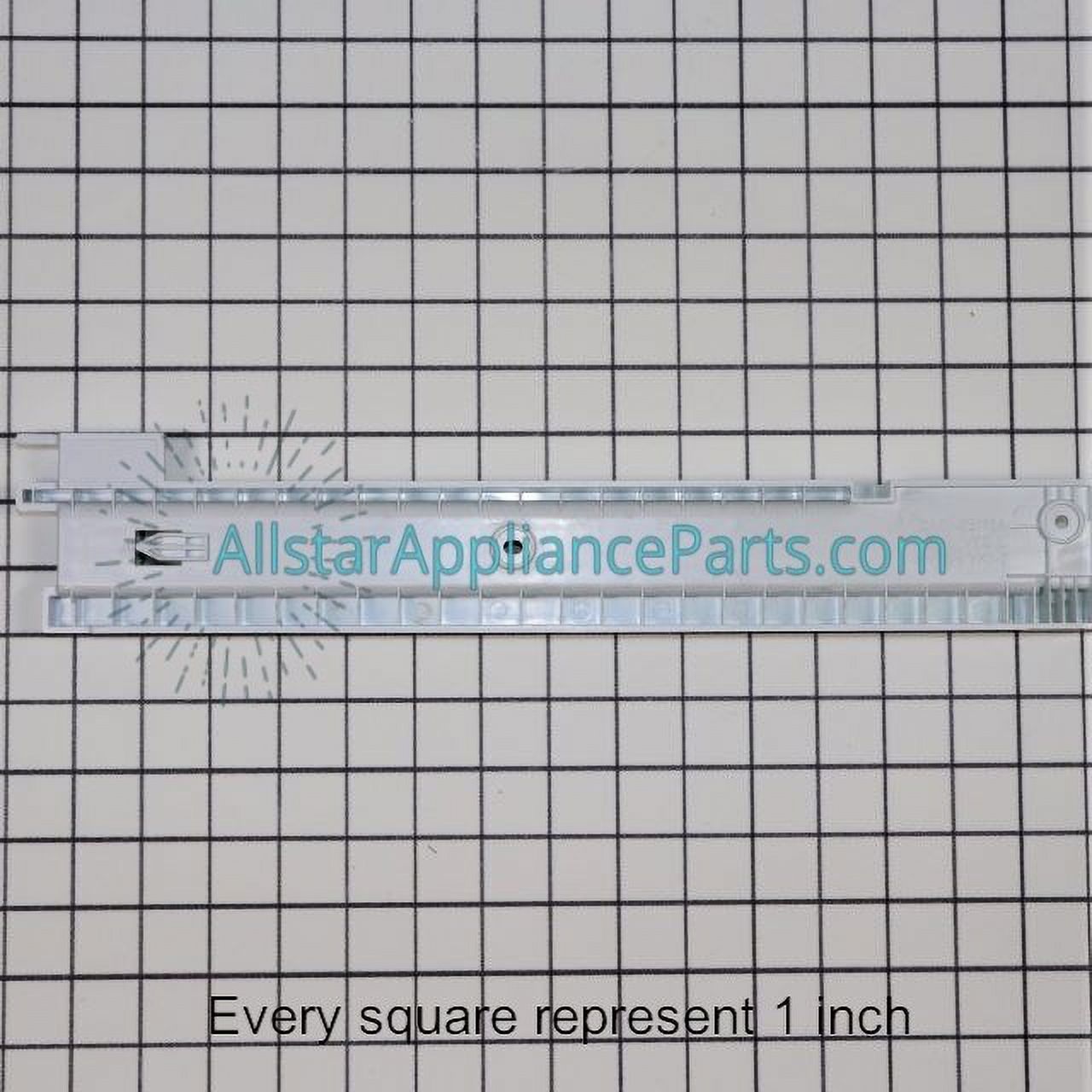 GE Refrigerator Drawer Slide Rail Left WR72X10268