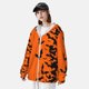 thumbnail image 3 of Fotbe Halloween Bats Chaqueta con Protección Solar UPF 50+ para Hombre y Mujer, Camisa con Capucha y Bolsillos-XX-Large, 3 of 7