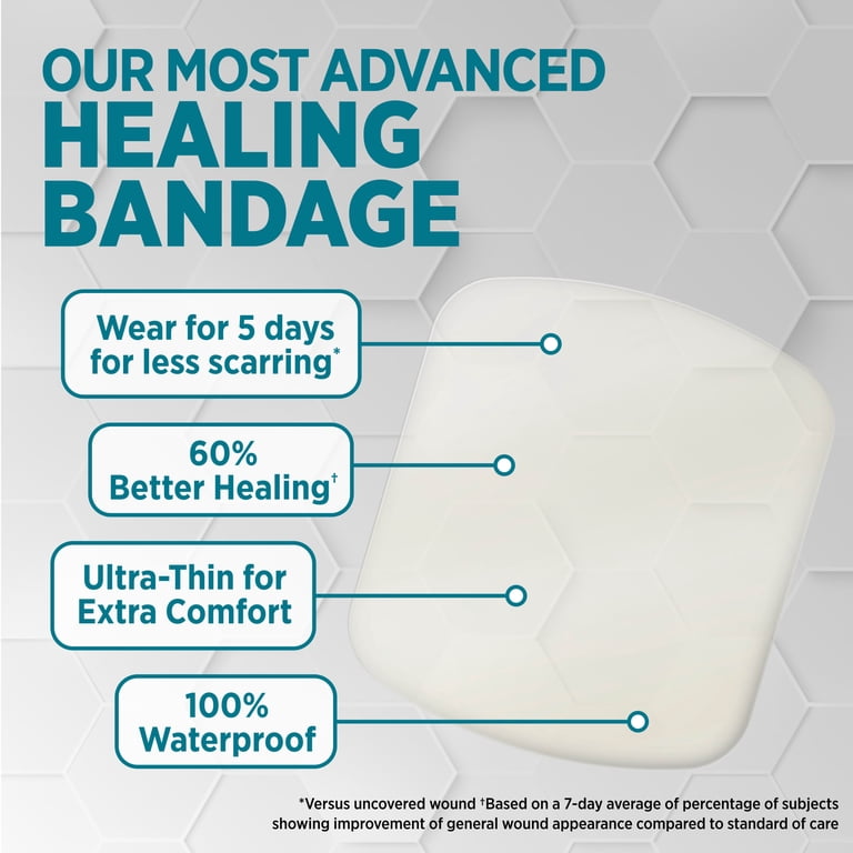 Pro Heal Hydrocolloid Bandages, Large, 3 Count photo 3