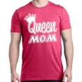 thumbnail image 1 of Shop4Ever Men's Queen Mom Crown Mother's Day Graphic T-shirt, 1 of 5