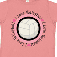 thumbnail image 4 of Inktastic I Love Volleyball Sports Girls Toddler T-Shirt, 4 of 5