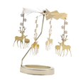 thumbnail image 2 of Xingzhi Spinning Tea Light Candle Holder Candle Lover Ornament Rotating Candlestick Elk, 2 of 9