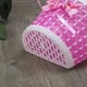 thumbnail image 4 of Cesta de bicicleta para niños, cesta tejida con lazo, monopatín para bicicleta para niñas, color rosa, 4 of 7