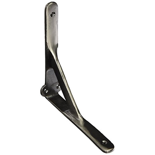 RCH Hardware 7901AN Fancy Decorative Cast Iron Shelf Bracket, Matching Screws Included, Antique Nickel
