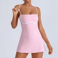 thumbnail image 2 of Women's Sleeveless Yoga Dress with Built-in Bra - Fitness/Casual, Polyester, S-L, 2 of 7