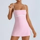 thumbnail image 4 of WILLBEST Vestido De Verano Para Mujer, Vestido Informal Sin Mangas, Cómodo Para Yoga Y Fitness, Vestido De Verano Con Tirantes De Sujetador Incorporado, Vestido De Tirantes Para Deportes Y Uso Diario, 4 of 4