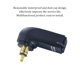 thumbnail image 4 of Adaptador Digital Riwesomey para Motocicleta de Latón USB Dual Resistente al Agua Rojo, 4 of 6